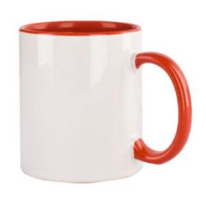 Mug - Coloured Interior & Handle with Standard Theme design